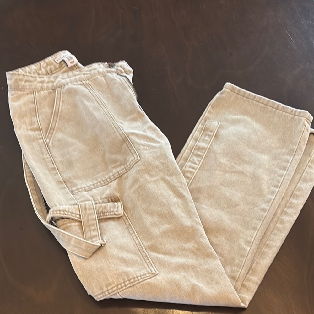 Sincerely Jules Tan Straight Leg Jeans